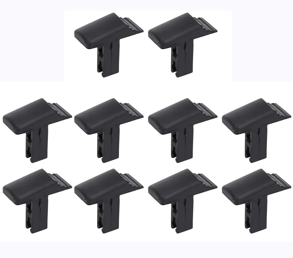 10er-pack Teleskopknöpfe – Robustes Schwarzes Kunststoff – Präzise Leiterarretierung – Für Industrie Und Haushalt Geeignet – Abmessungen: 1 X 3 X 3 Cm