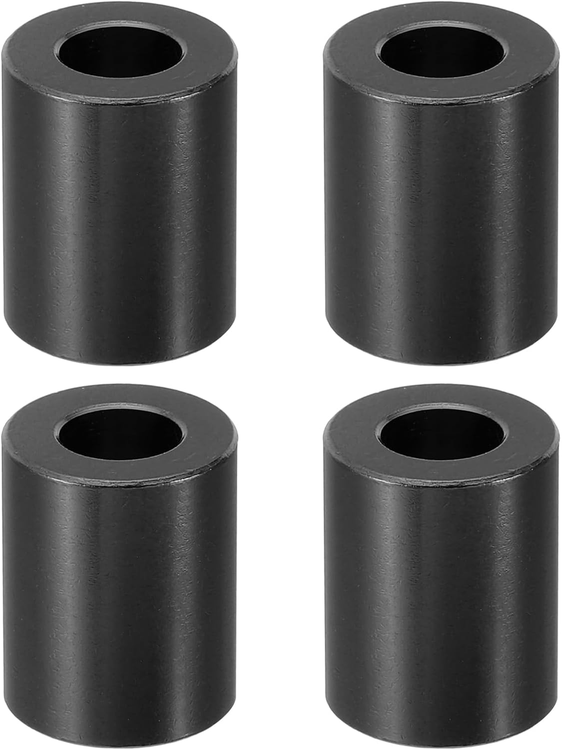 M8 Aluminium-distanzstücke – 4er-pack – Robustes Schwarzes Metall – Präziser 20-mm-abstand – Für Kfz- Und Industrieschrauben – Innendurchmesser 8,2 Mm X Außendurchmesser 16 Mm