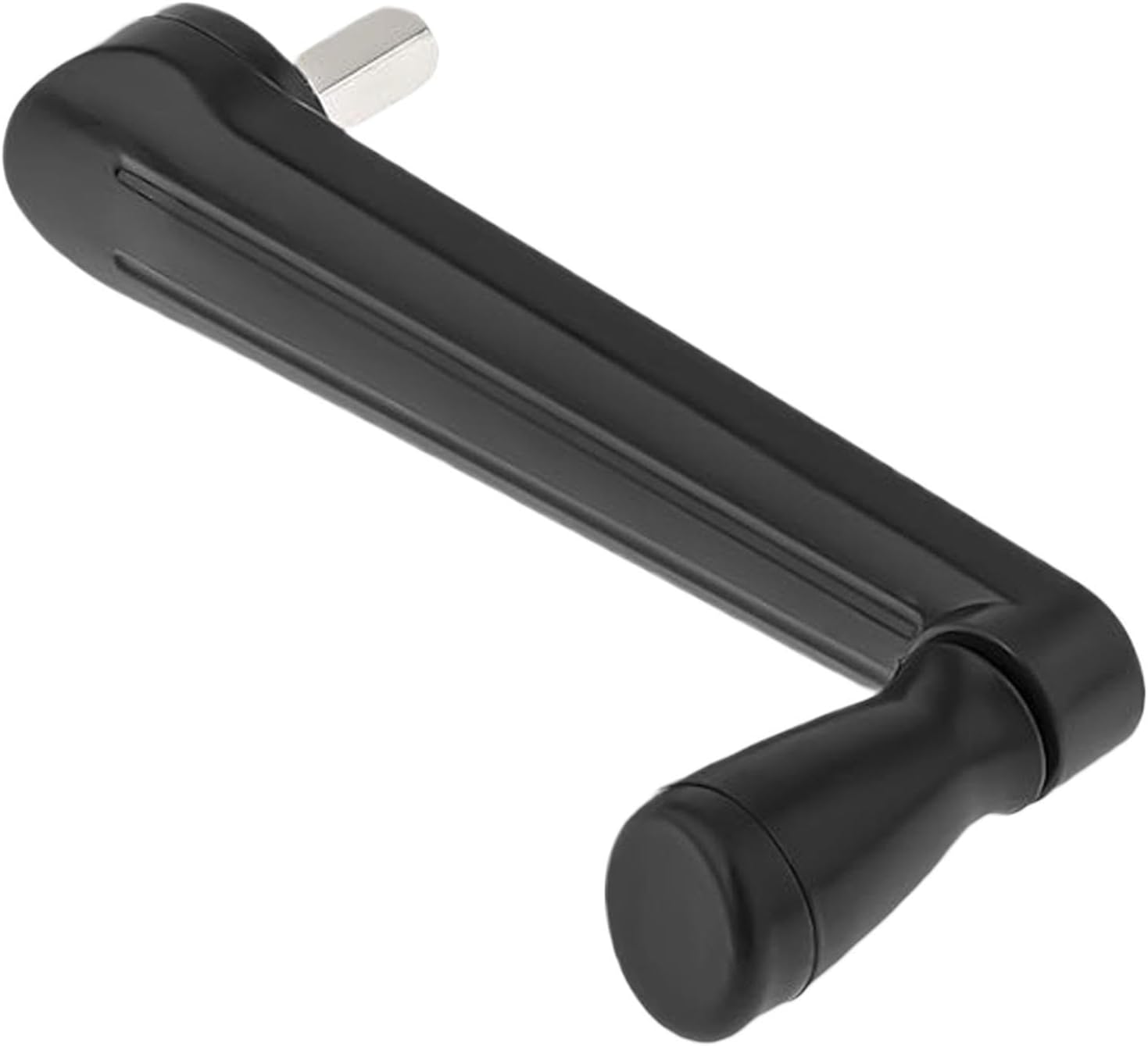 Ersatzkurbel – 1 Stück – Robustes Pp-kunststoff – Präzise Ergonomische Einstellung – Für Sonnenschirme Im Garten, Auf Der Terrasse Und Am Strand – 15 X 10 X 3 Cm, Schwarz