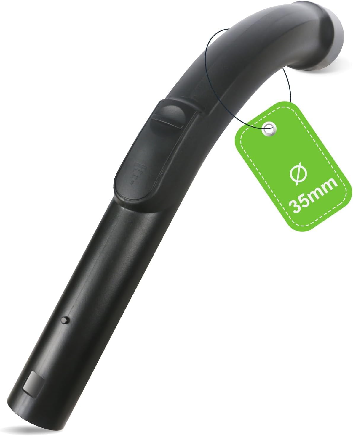 35-mm-griffrohr – 1 Stück – Robustes Schwarzes Kunststoff – Kompatibel Mit Miele Staubsaugern Der C- Und S-serie – Ergonomischer Ersatz