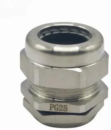 Wasserdichte Kabelverschraubung M20x1,5 – 1 Stück – Edelstahl 304 – Schutzart Ip68 – Für Schaltschränke – Schwarz