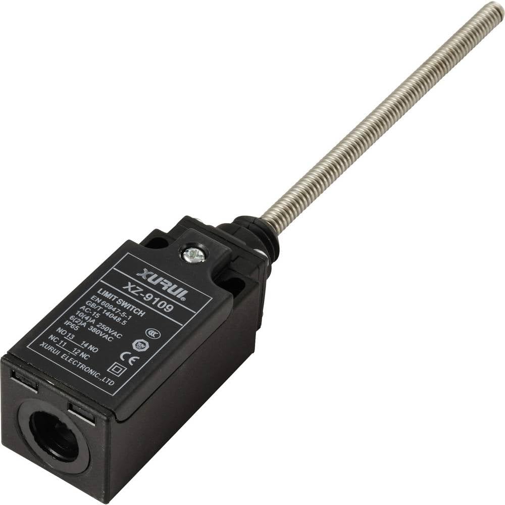 Endschalter – 1 Stück – Metall Und Kunststoff – Federstange – Schutzart Ip65 – Industriemaschinen – 250 V, 10 A