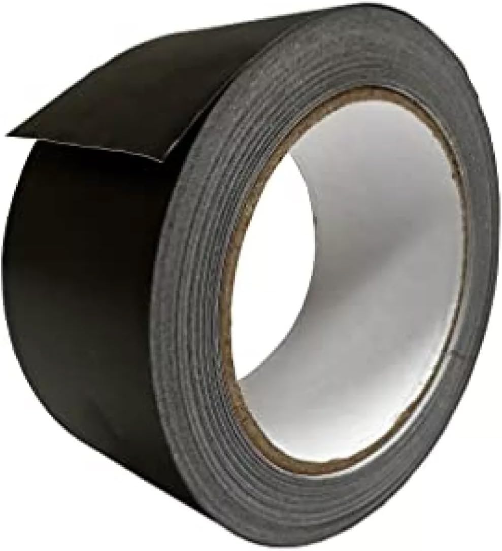 Aluminiumklebeband – 1 Rolle À 10 M – Strapazierfähiges Schwarzes Aluminium – Wärmedämmung Und Abdichtung – Für Heizungs-, Lüftungs- Und Klimaanlagen Sowie Dachreparaturen – 50 Mm X 10 M