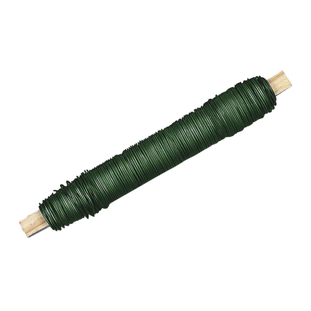 Schwarzer Draht – 1 Spule – Flexibler Stahl – Für Kunsthandwerk Und Blumenarrangements – Weihnachts-, Osterdekorationen – Ø 0,50 Mm, 100 G
