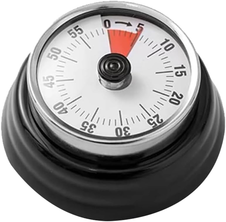 Mechanischer Saunatimer – 1 Stück – Edelstahl – Präzise Zeitmessung Ohne Batterien – Für Dampfbäder Und Spas – Schwarz