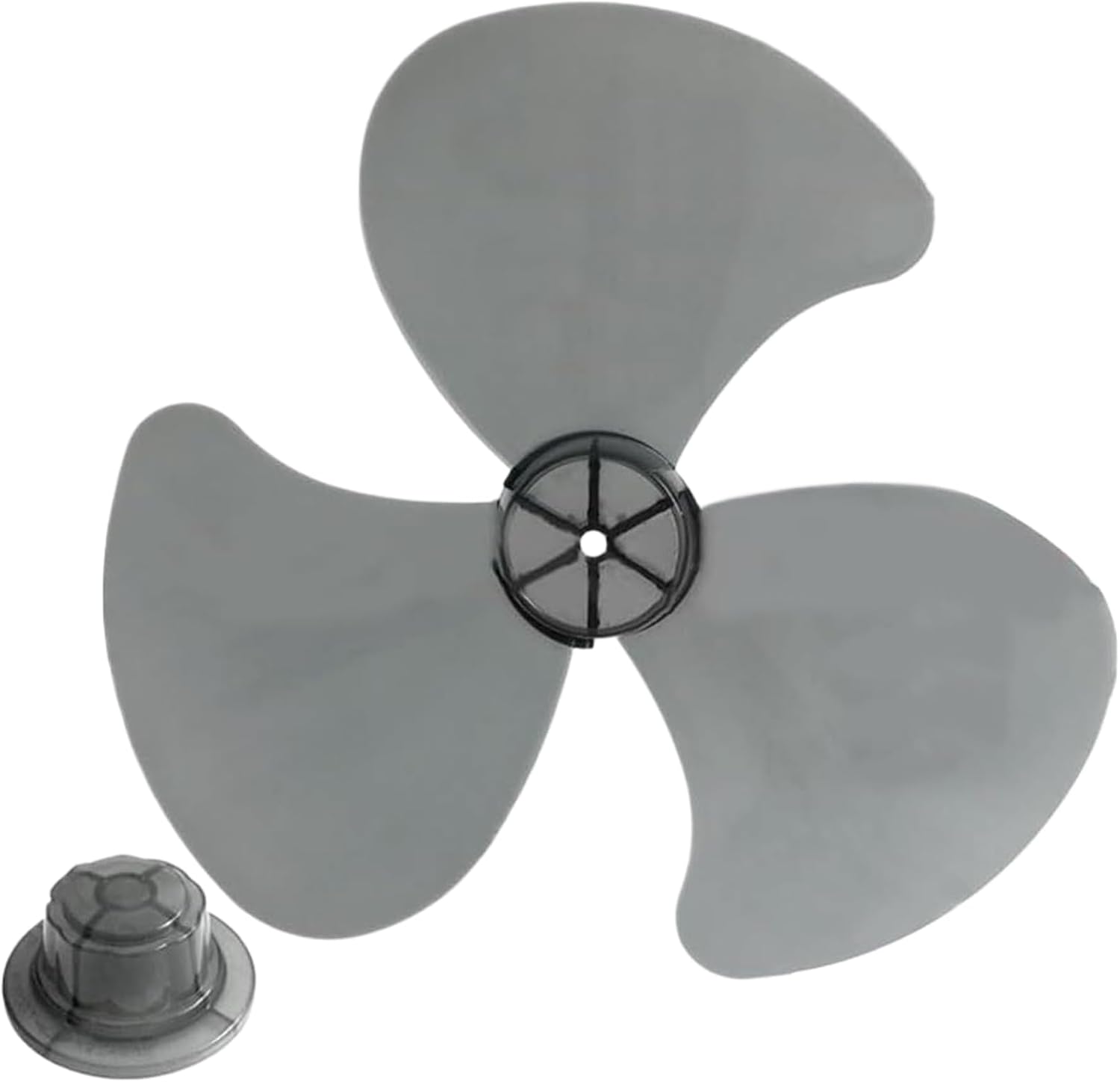 35-cm-ventilatorflügel – 1 Stück – Schwarzes Polypropylen – 3-blatt-luftstrompropeller – Für Stand- Oder Deckenventilatoren – Durchmesser 35 Cm