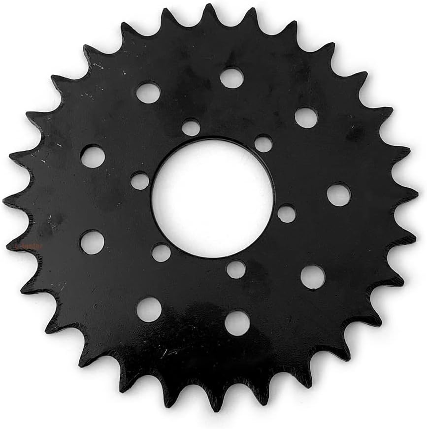 Fixie-fahrradritzel – 1-teilig – Gehärteter Stahl – Scheibenbremsaufnahme – Für Fixies Und Bahnräder – 28 Zähne, Schwarz