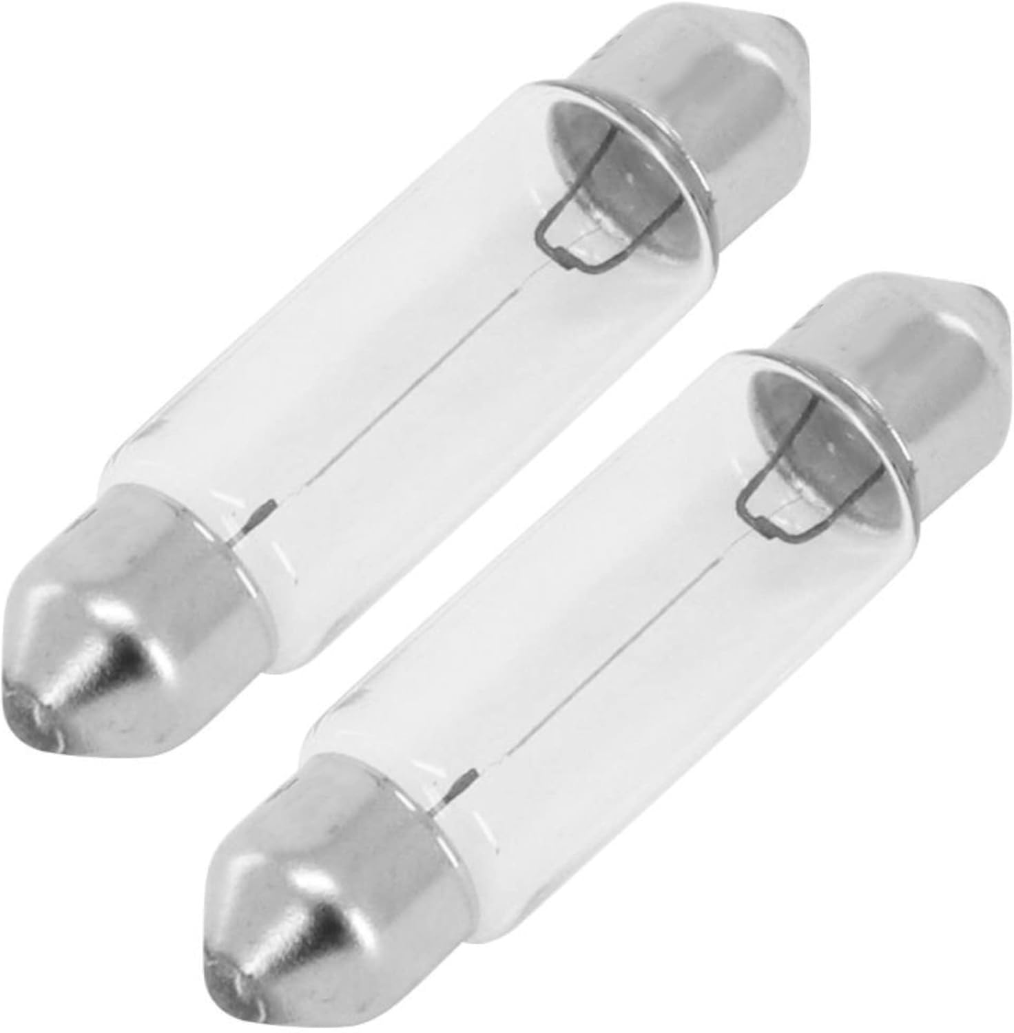 Soffittenlampe – 2er-pack – 6 V 10 W – Sv8.5 – Für Deckenleuchten Und Kamine – 11 X 44 Mm