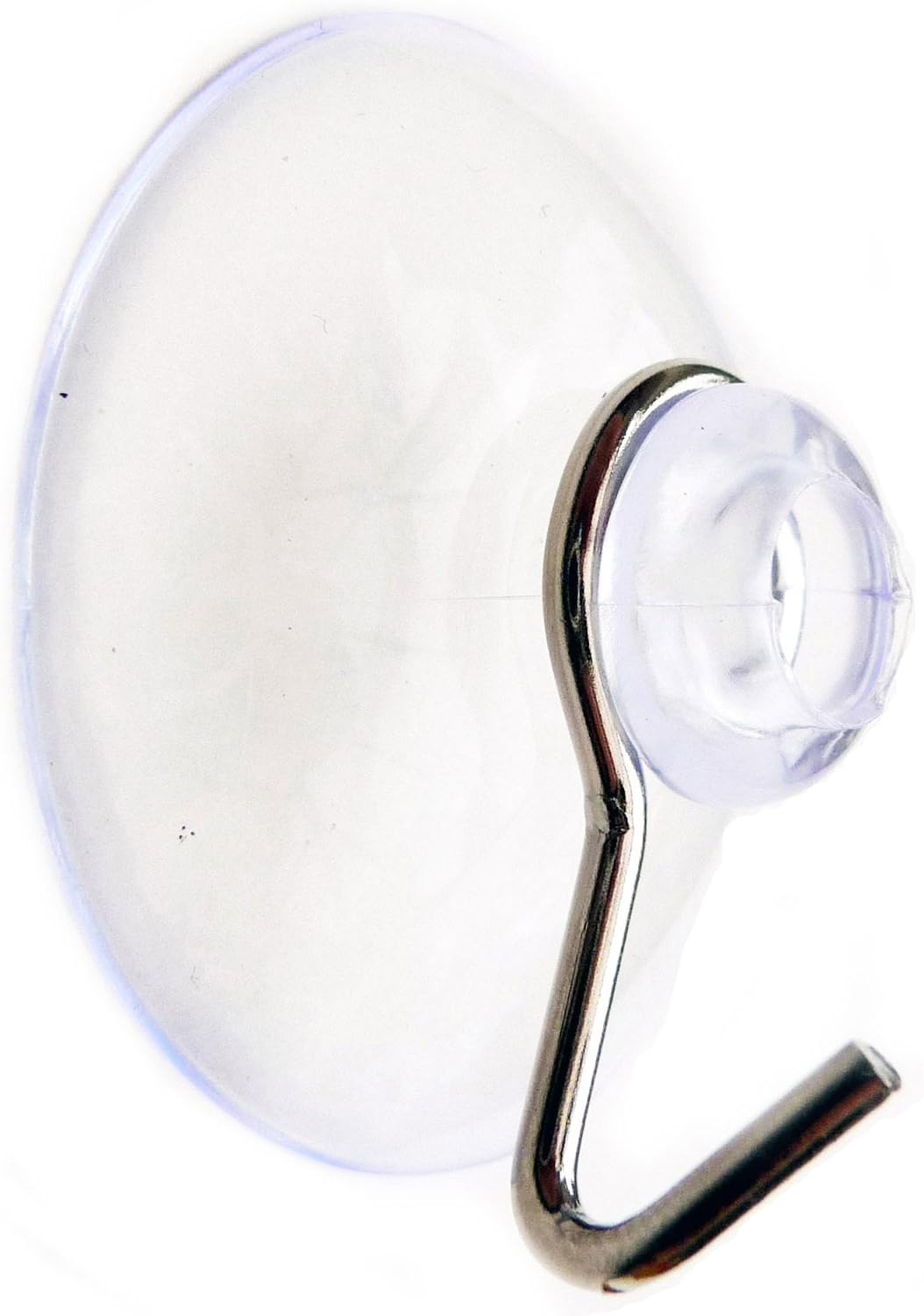 Saugnäpfe Mit Haken – 4er-set – Transparentes Pvc Und Stahl – Starker Halt Auf Glatten Oberflächen – Bad & Küche – 45 Mm