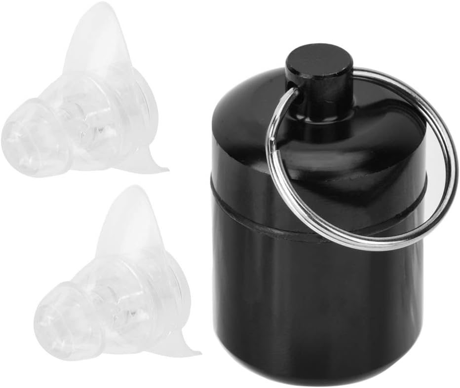Geräuschdämpfende Ohrstöpsel – 2er-pack – Transparentes Silikon – 27 Db Schalldämpfung – Ideal Für Konzerte Und Djs – Einheitsgröße