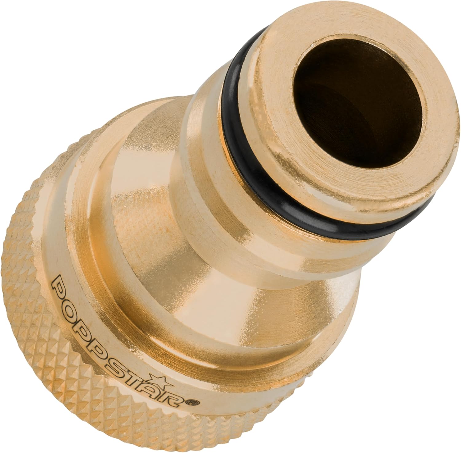 1/2-zoll-wasserhahnanschluss – 1 Stück – Massives Messing – Schnelle Und Wasserdichte Verbindung – Garten Und Waschmaschine – 19 Mm Innengewinde