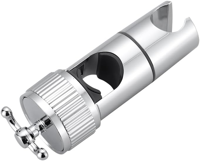 Duschkopfhalterung – 1 Stück – Verchromtes Abs – 360° Verstellbar – 16–28 Mm Stange – Mit Haken