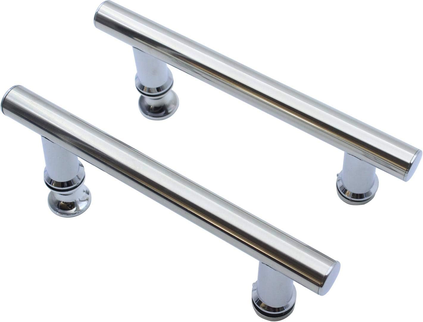 Türgriff – 2er-set – Edelstahl – Glasmontage – Dusche Und Büro – 145 Mm