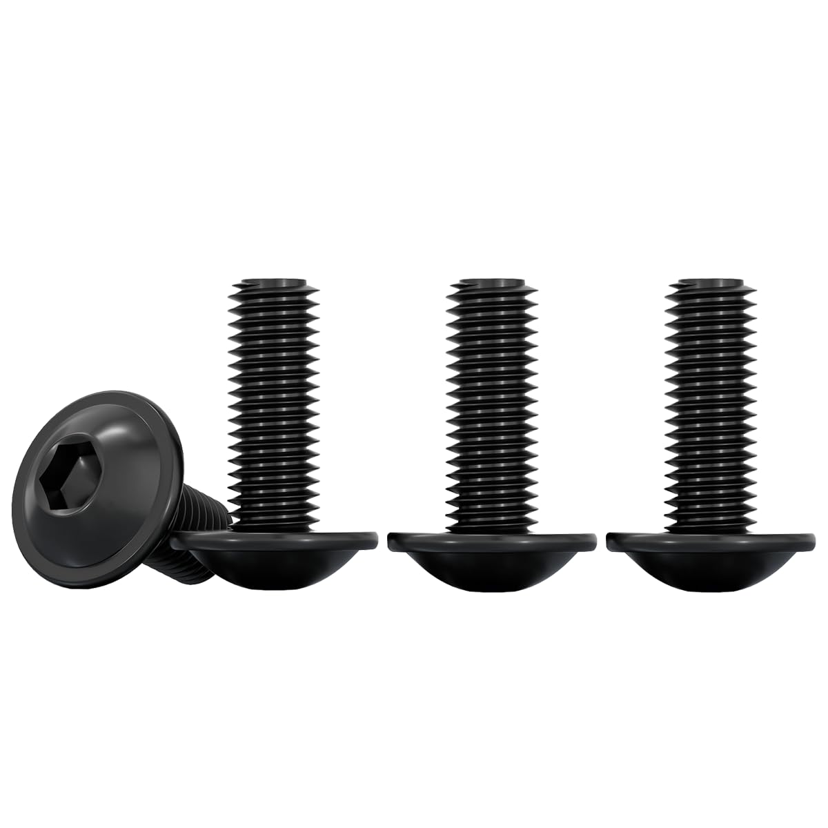 M5x16 Mm Flanschschrauben – 20er-pack – Edelstahl A2 – Robuste Mechanische Befestigung – Industrie Und Heimwerkerbedarf – Silber