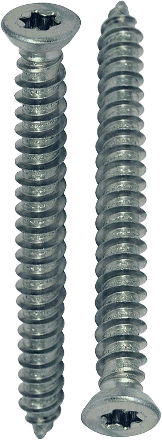 Tx30 Sternkopf-betonschrauben – 25er-pack – Verzinkter Stahl – Dübellose Befestigung – Geländer Und Fenster – 7,5 X 72 Mm
