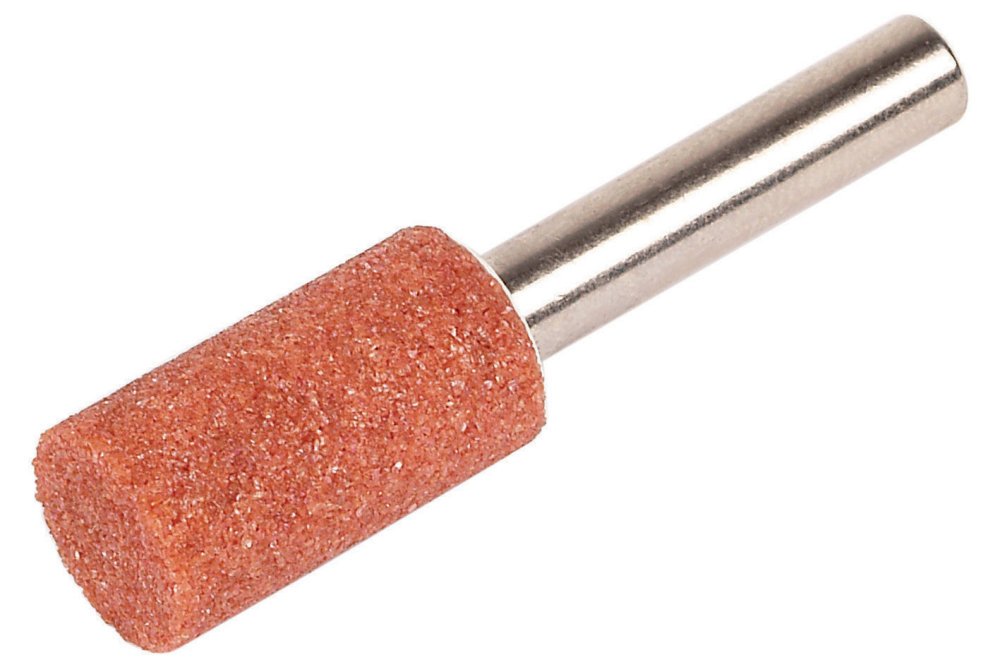 Zylindrische Schleifscheibe – 1 Stück – Aluminiumoxid – Für Metall Und Glas – Präzisions-heimwerkerbedarf – Schaft 12 X 22 Mm, 6 Mm
