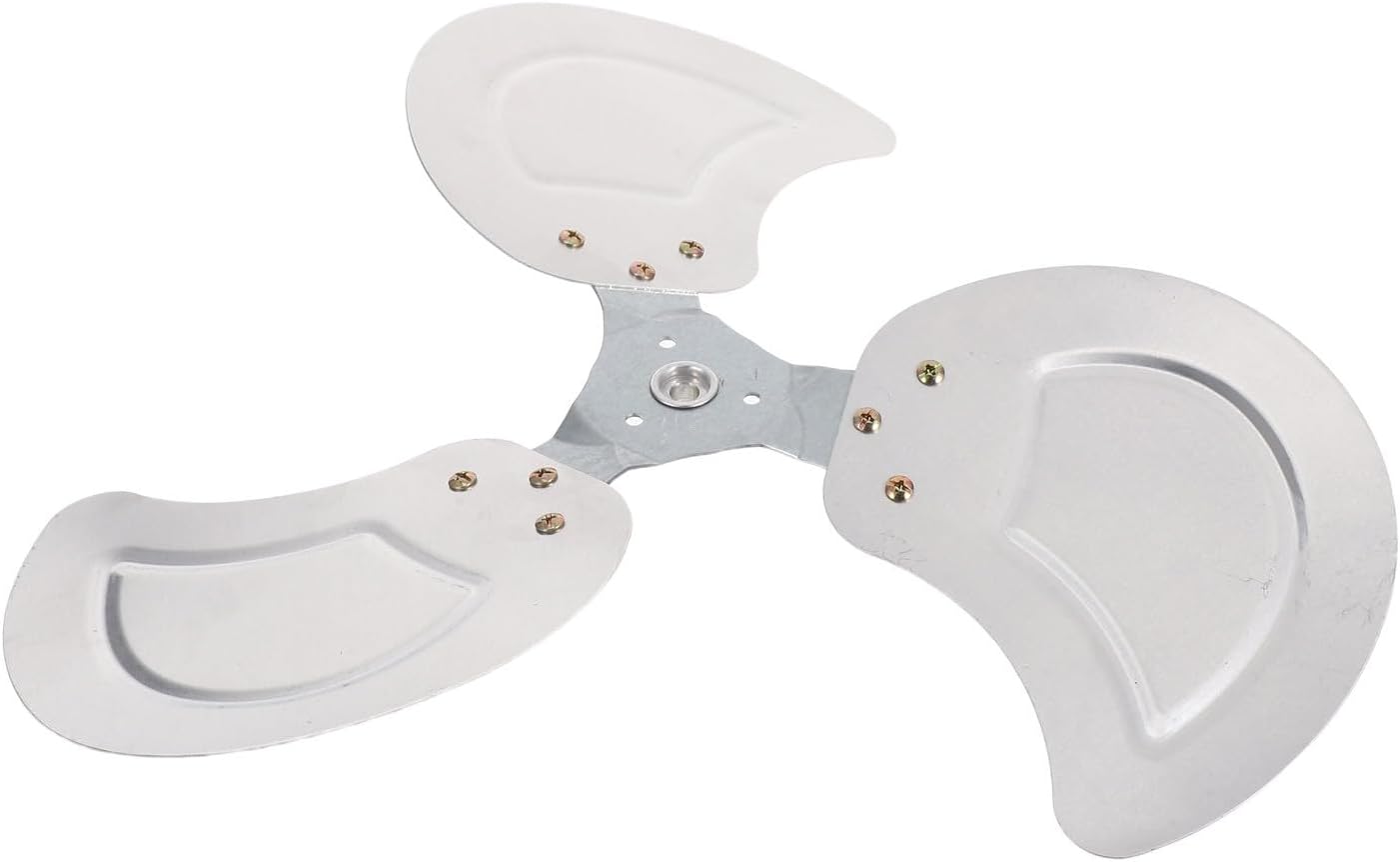Dreiflügeliger Aluminium-lüfterpropeller, 40 Cm, 8 Mm Bohrung, Robustes Ersatzteil, Für Industrielle Und Gewerbliche Anwendungen Im Innen- Und Außenbereich, Silberfarben