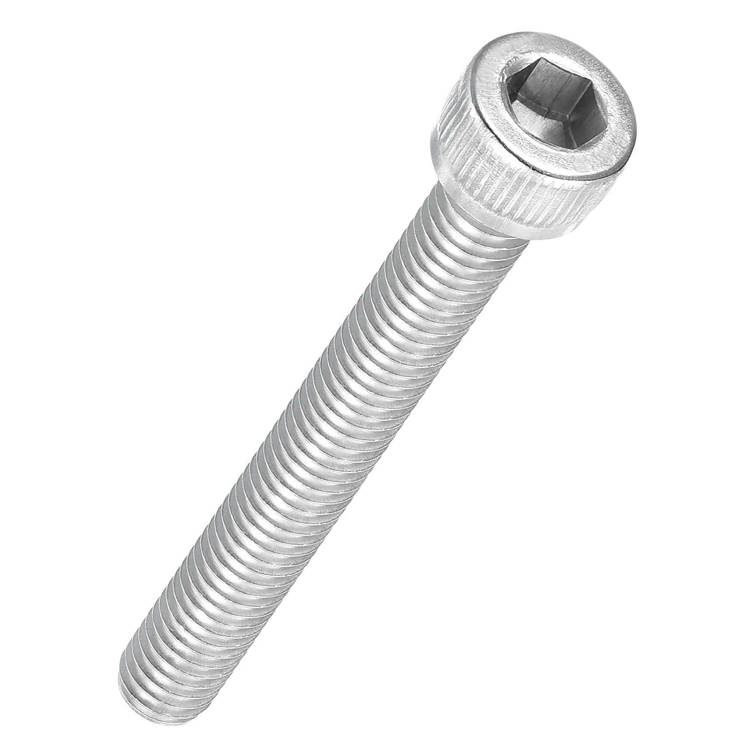 Innensechskantschrauben – 10er-pack – Edelstahl 304 – Vollgewinde M6x50 Mm – Für Motoren Und 3d-druck – Silber