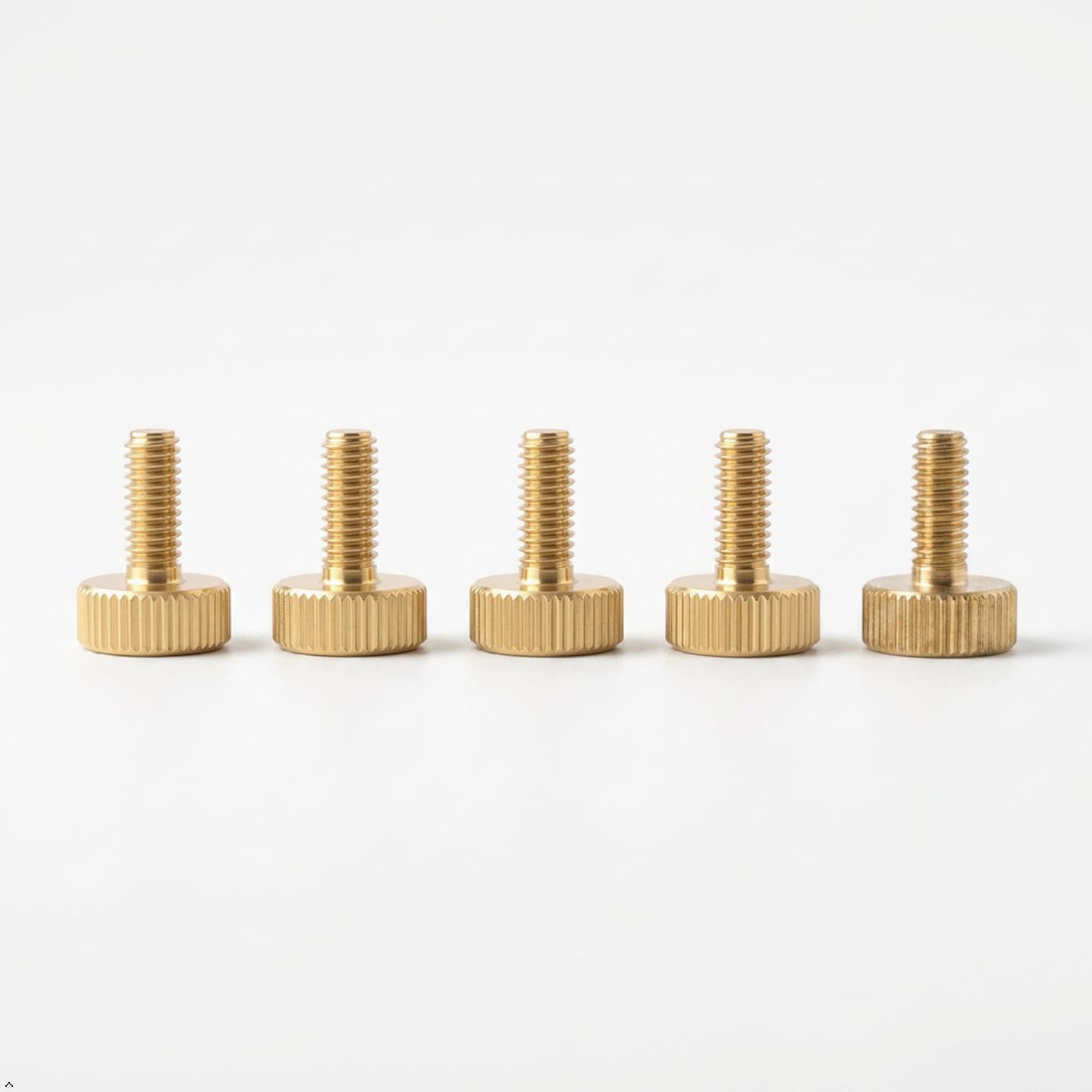 M6x10 Mm Rändelkopfschrauben – 5er-pack – Massives Messing – Werkzeuglose Manuelle Befestigung – Für Leichte Und Dekorative Befestigungen – Silber
