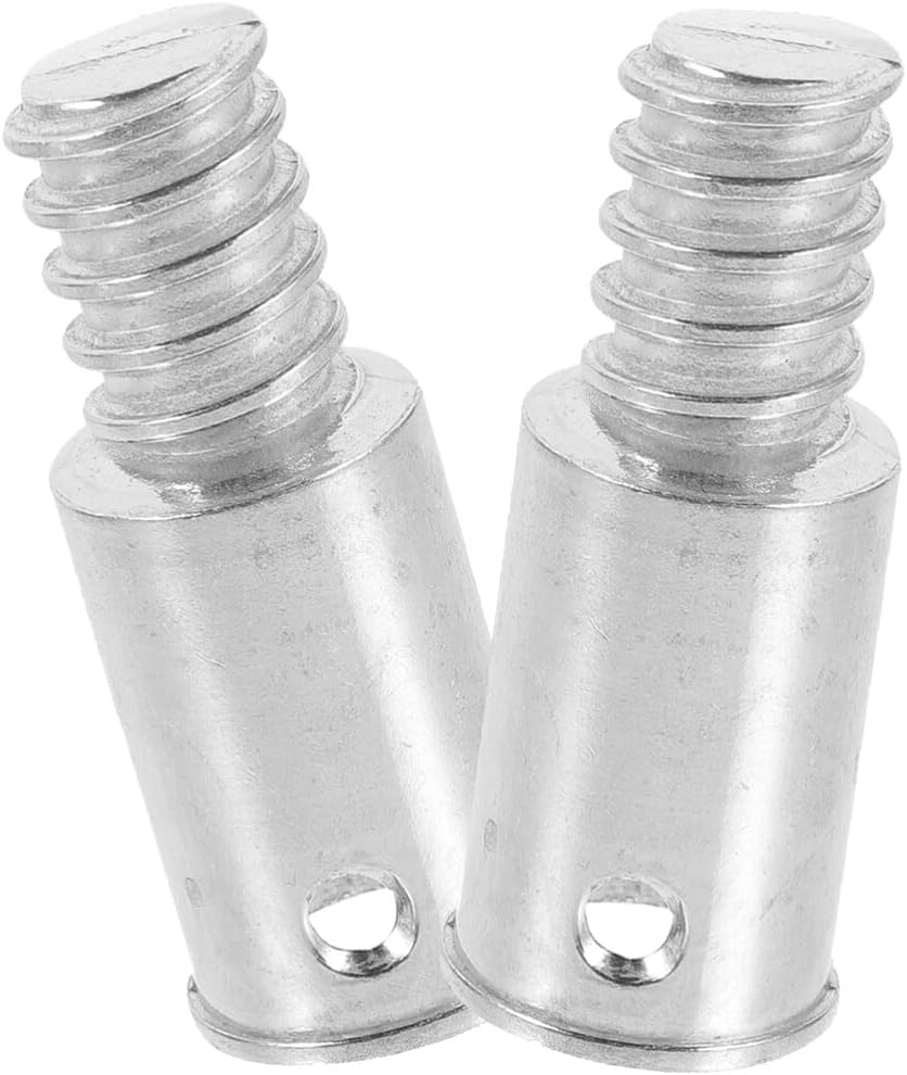 Gewindeadapter Aus Edelstahl – 2er-set – Amerikanische Ausführung – Verlängerung Für Besen Und Mopps – Für Den Privaten Und Gewerblichen Gebrauch – 6,5 X 2,5 Cm