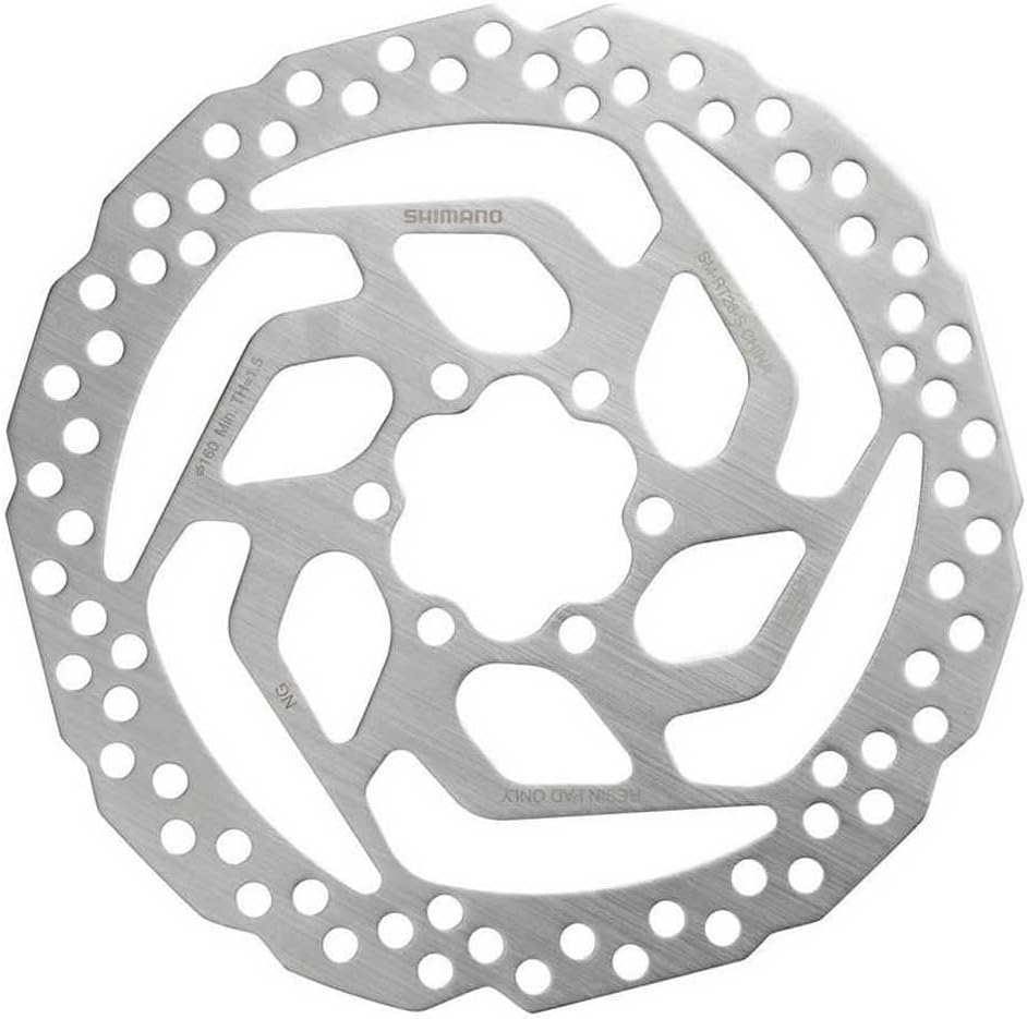 Mountainbike-bremsscheibe – 1 Stück – Edelstahl – 6-loch-befestigung – 160 Mm – Für Mountainbikes Und Citybikes – Silber