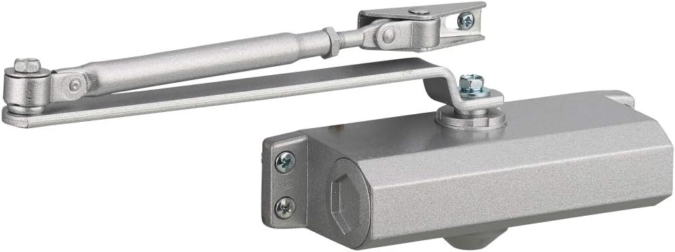 Automatischer Hydraulischer Türschließer – 1 Stück – Silberlegierung – 3-fach Einstellbare Schließkraft – Für Den Innen- Und Außenbereich Geeignet – Modernes Design