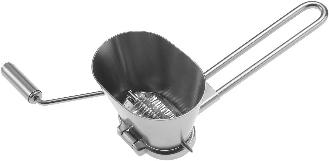 Kräutermühle – 1 Stück – Edelstahl – Zerkleinert Frische Kräuter Präzise – Für Saucen Und Marinaden – Silber 18,5 X 16 X 5,8 Cm
