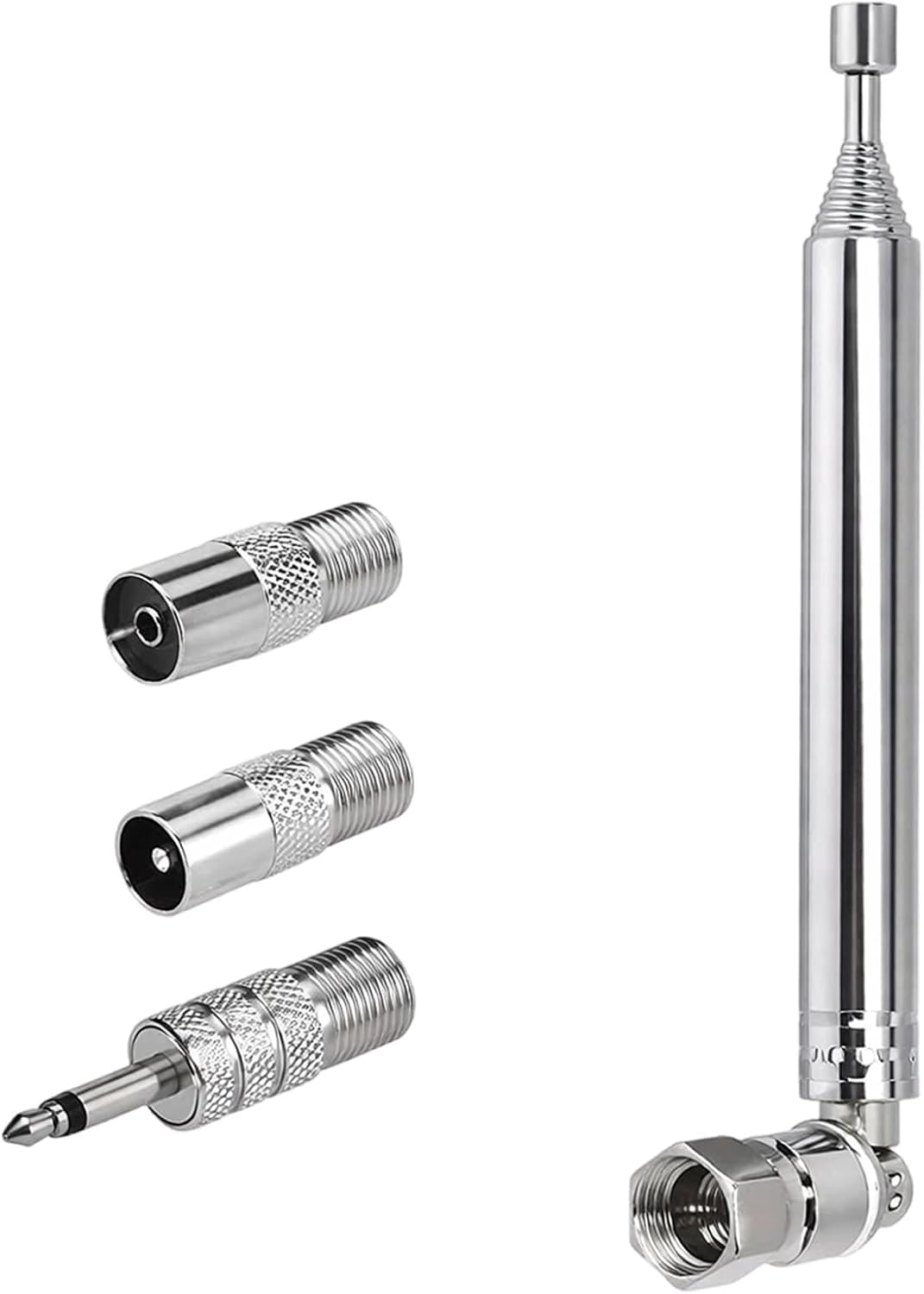 Teleskopantenne Für Mini-av-receiver (dab/am, 75 Ohm, 76 Cm) Für Hifi-anlagen, Fm-tuner, Radios, Stereo-receiver, Dab+ Und Dab Av-audio