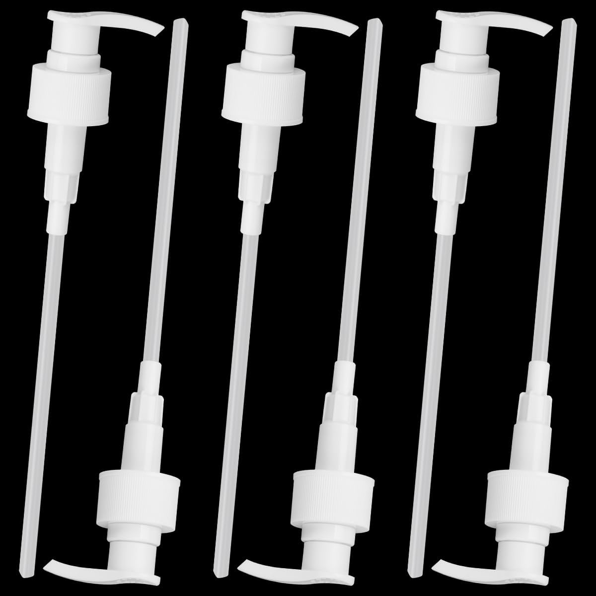 6er-set Pp5 Dosierpumpen – Robustes, Weißes Kunststoff – Für Sirup Und Duschgel – Küche Und Bad – 28 Mm Durchmesser