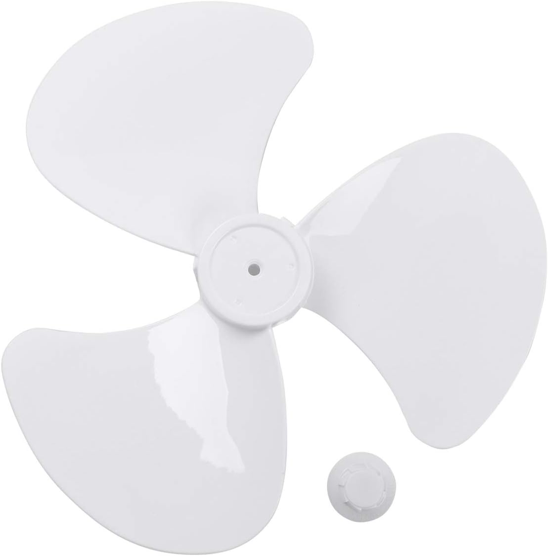 Ventilatorflügel Aus Kunststoff – 5er- Oder 3er-pack – Robustes, Weißes Pp – 0,8 Cm Mittelloch – Für Stand- Oder Tischventilatoren – Durchmesser 38 Cm Oder 28 Cm