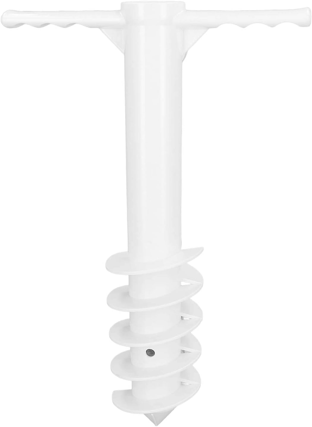 Sandanker Für Sonnenschirme – 1 Stück – Robustes Abs-kunststoff – 5-schrauben-spiralbefestigung – Ideal Für Strand, Camping Und Garten – Kompatibel Mit Sonnenschirmen Von 25 Bis 32 Mm Durchmesser