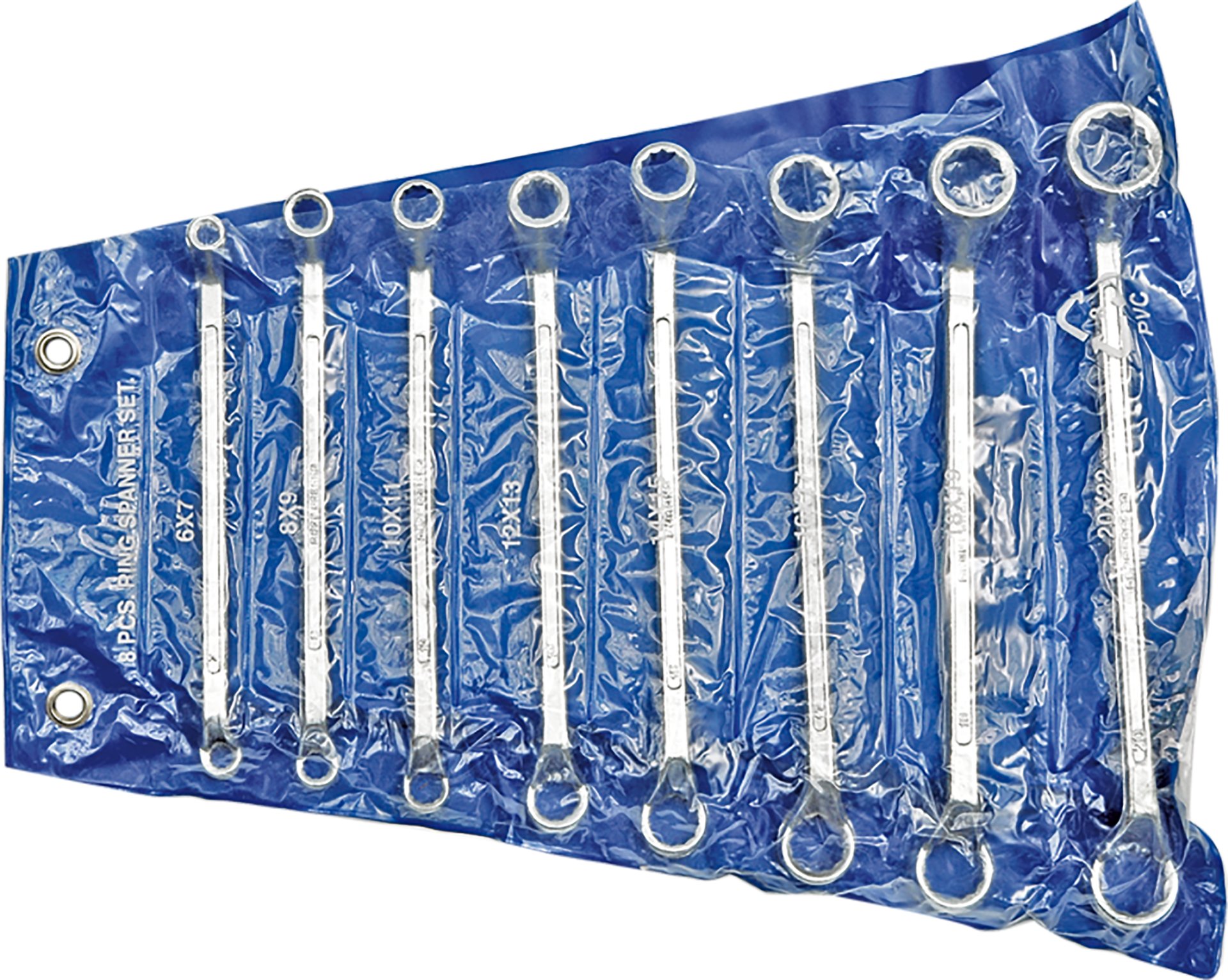 Ringschlüssel-set Abgewinkelt 6–22 Mm, 8-tlg., Etui