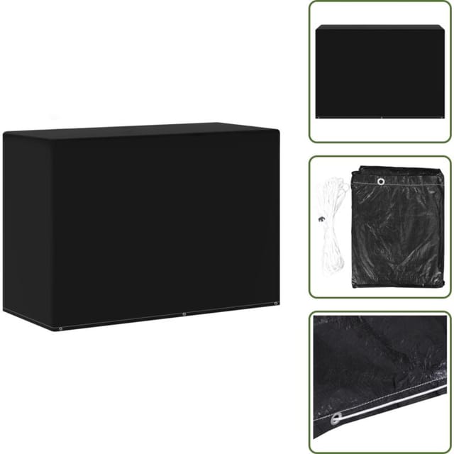 Abdeckung Für Gartenmöbel Und Gasgrills 6 Ösen 180x80x125 Cm - Gartenmöbelschutzhülle - Rattan Möbel Abdecken - Gartenmöbel Abzudecken - Wetterfeste Abdeckung - Uv-schutz