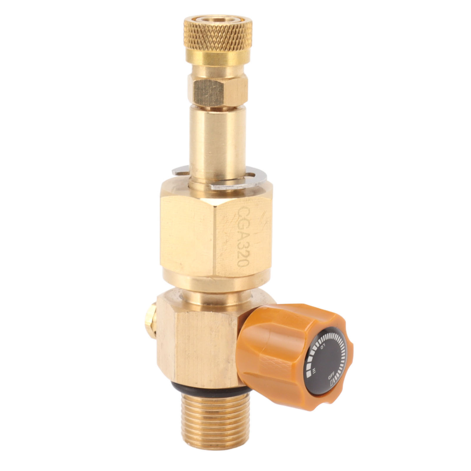 Hochdruckventil 5000 Psi M18x1,5 Aus Messing, 8 Mm Vergoldete Innengewindeverschraubung, Für Aufblasbare Co2-zylinder