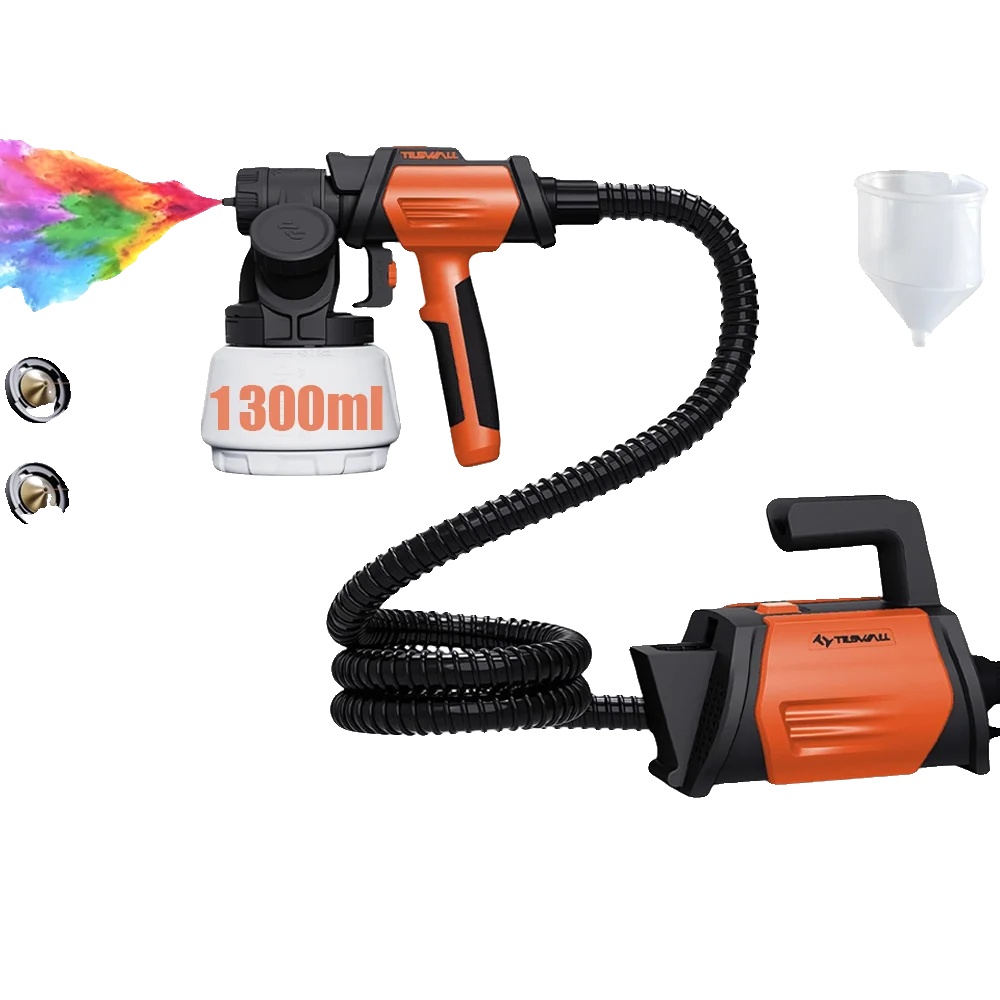 Farbsprüher, Hvlp-technologie, Mehrere Düsen, Orange