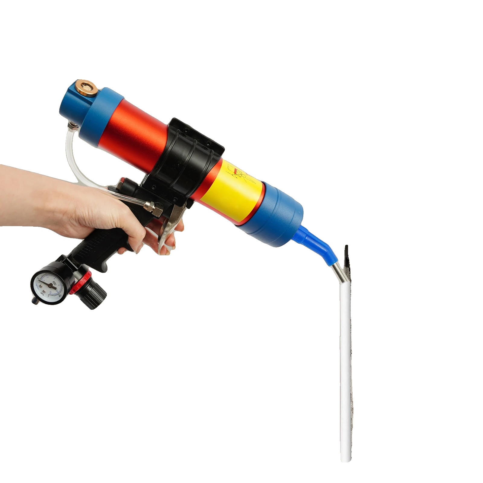 Pneumatische Heißklebepistole, Effizientes Verkleben, Vielseitige Anwendung, Kein Stecker