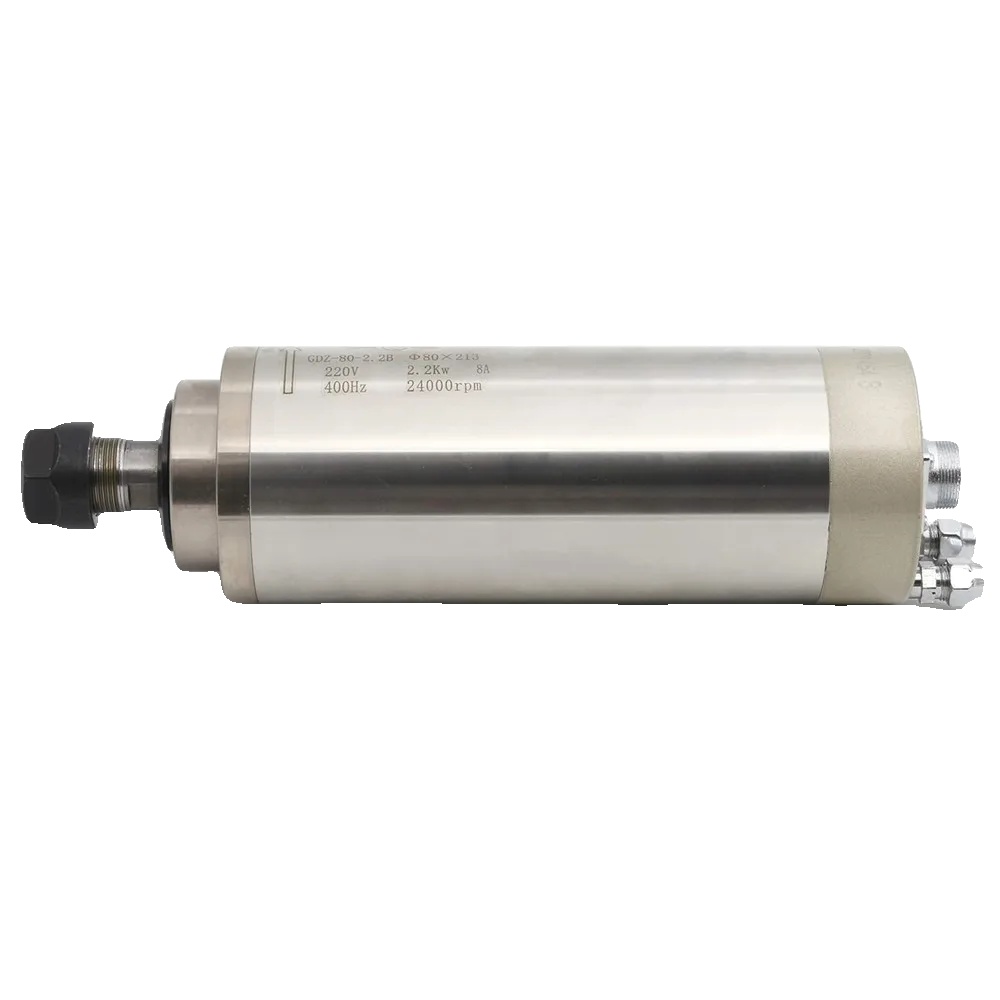 Cnc-spindelmotor, 2,2 Kw Leistung, Wassergekühltes System, Nur Spindel 220v