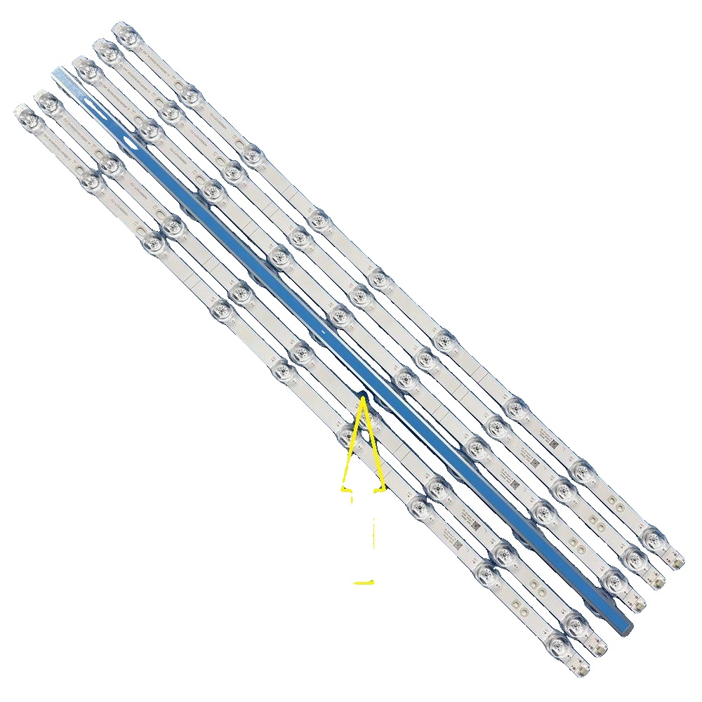 Led-hintergrundbeleuchtungsstreifen, Aluminium-material, 618 Mm Länge, Dimmbar, Niedriger Lichtstrom, Kompatibel Mit Mehreren Tv-modellen