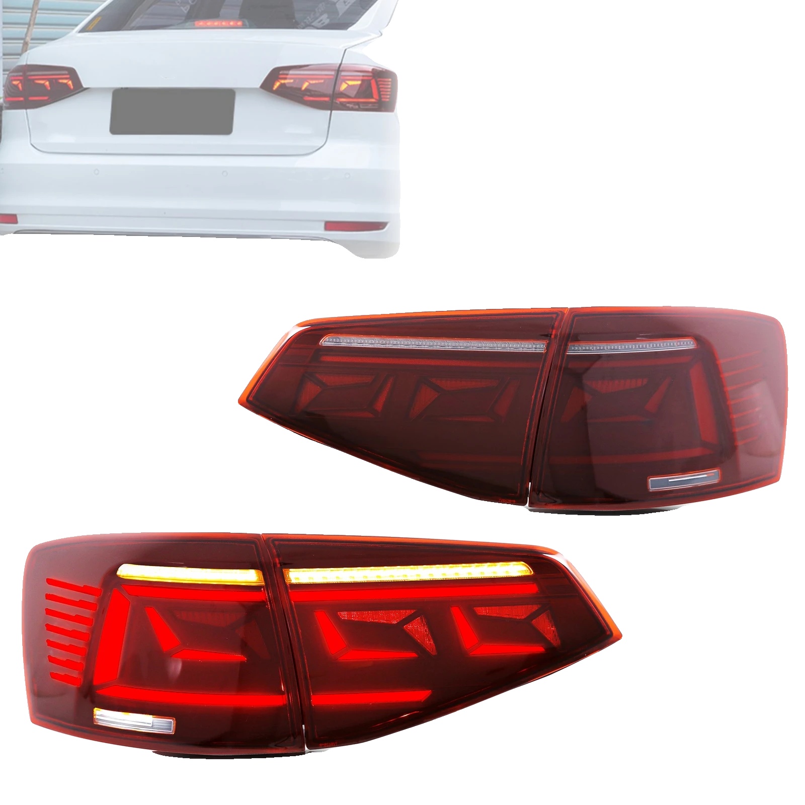 Led-rücklichter, Abs-material, 12v Spannung, 35w Watt, 3400lm Lumen, Sequenzielle Blinker