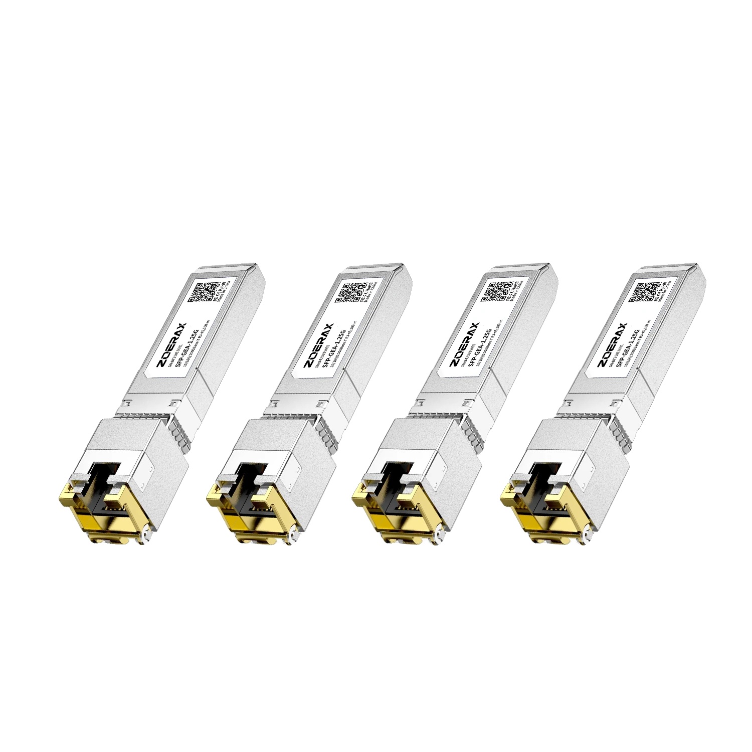 Sfp+ Kupfermodul, 10g/2,5g/1,25g Kompatibilität, Langlebiges Design, 4stk 1.25g