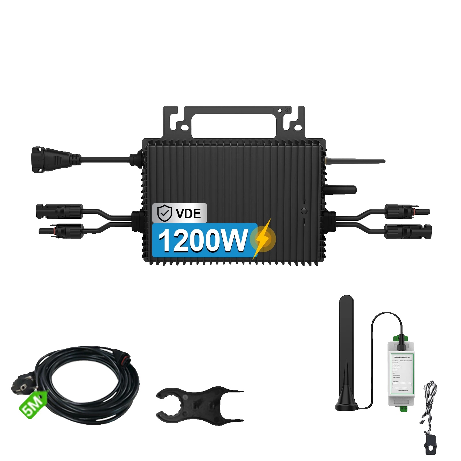 Solarwechselrichter, 2250w Nennleistung, Intelligente Überwachungsfunktionen, 1200w, 220-240v, 22-50v