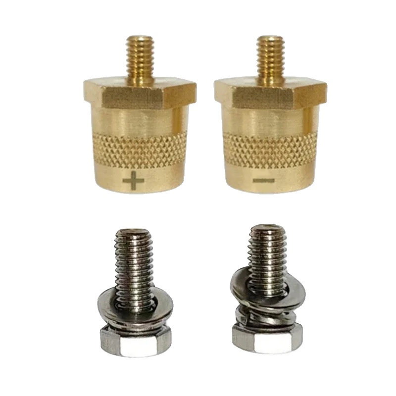 Batterieklemmenadapter, 6mm Und 8mm Kompatibilität, Messingkonstruktion, Für M6