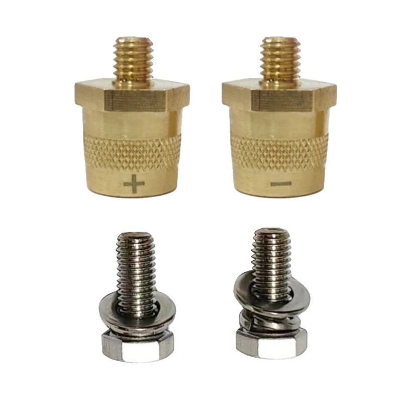 Batterieklemmenadapter, 6mm Und 8mm Kompatibilität, Messingkonstruktion, Für M8