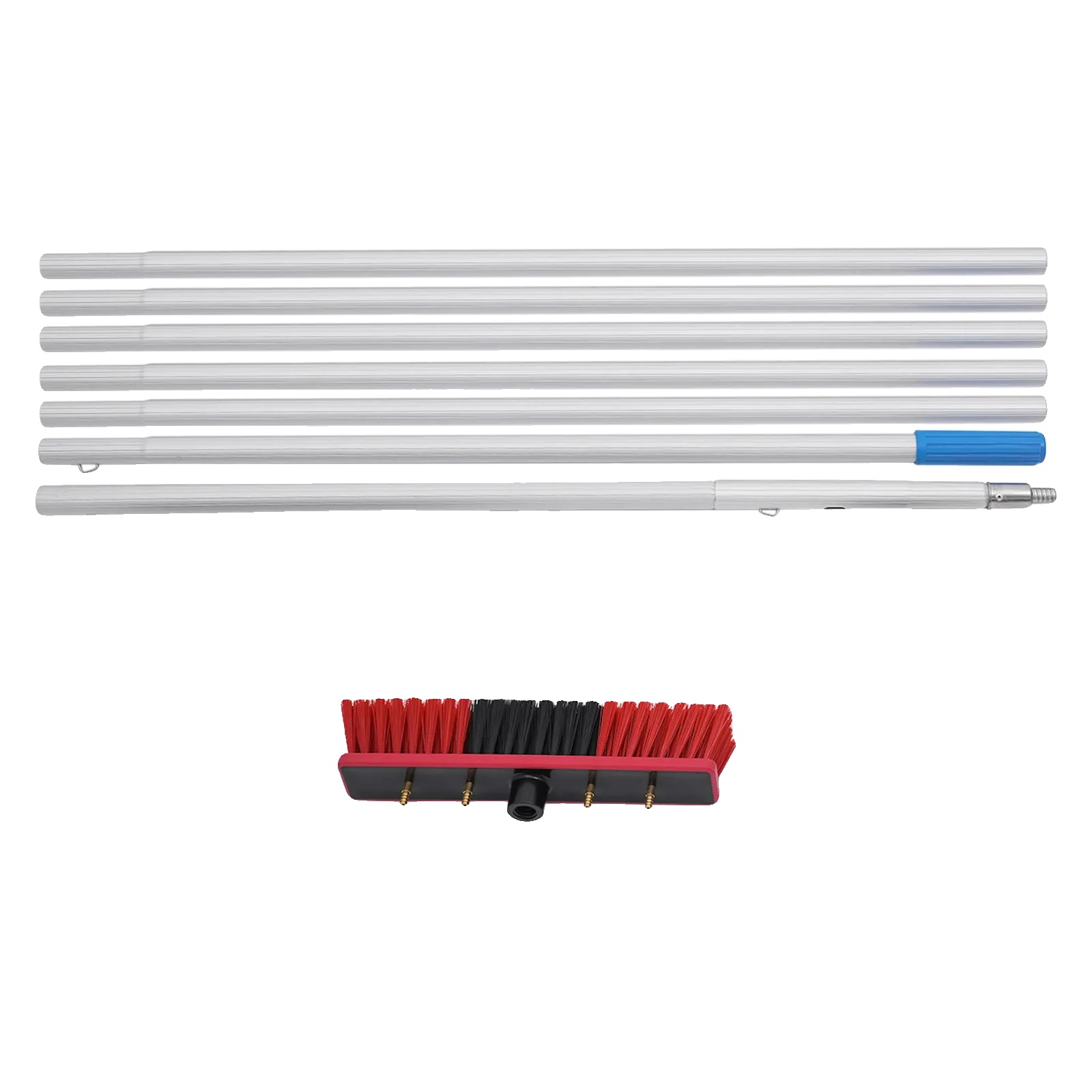 Reinigungsbürsten-set Für Solarpanels, Langstreckendesign, Vielseitige Verwendung, Rot