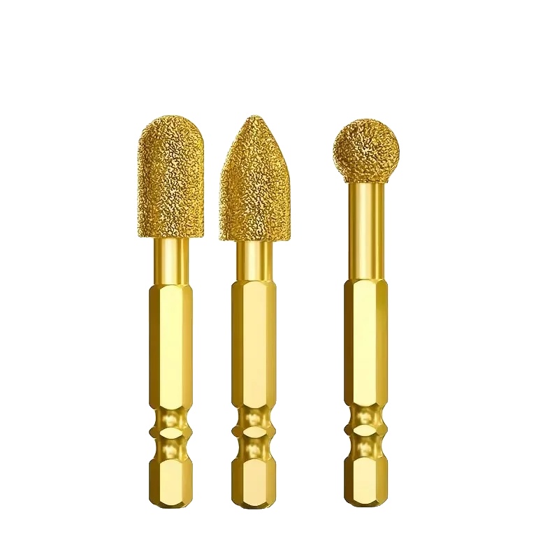 Schleifpolierkopf, Langlebige Legierung, Passt Auf Standardbohrer, 3pcs