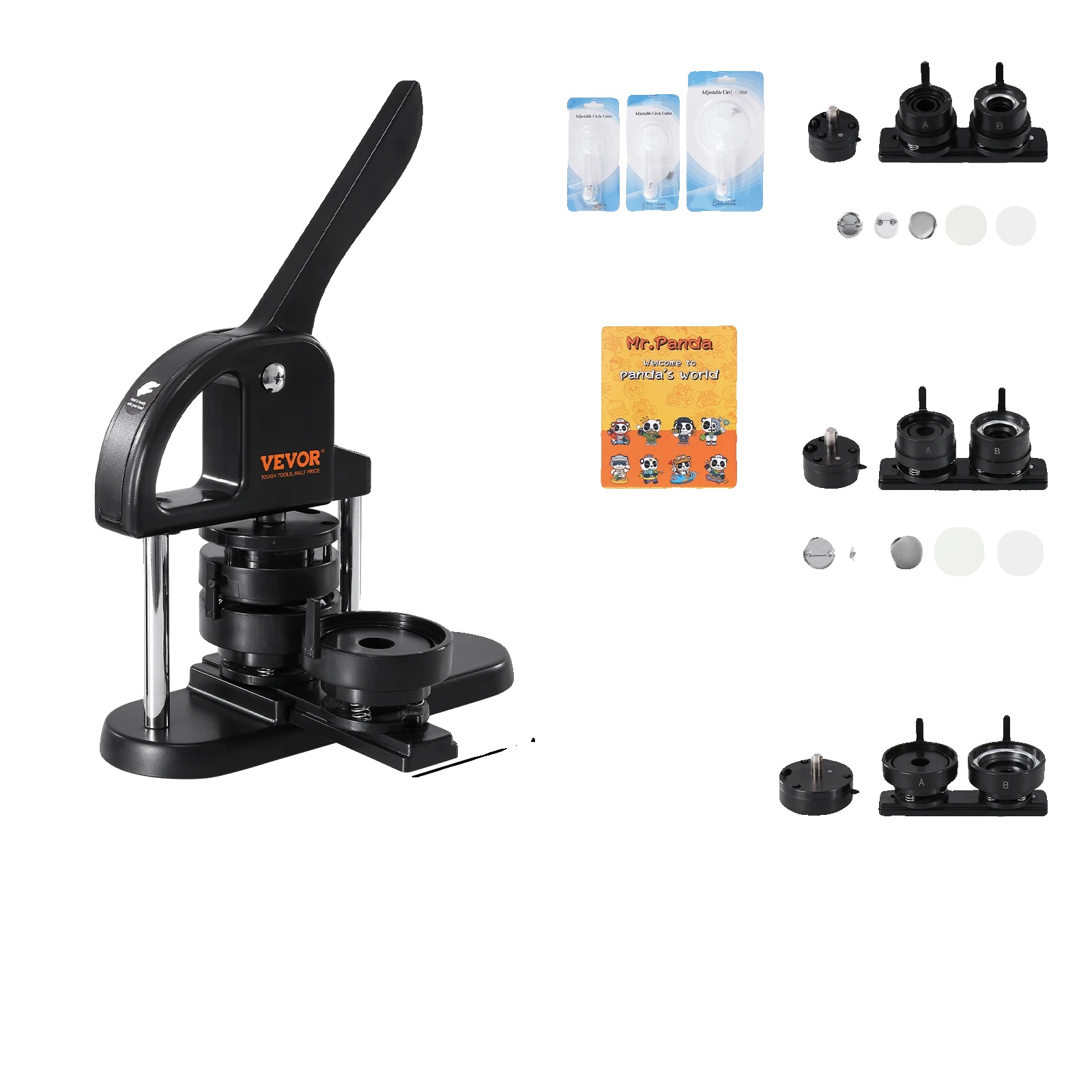 Knopfhersteller, Ergonomisches Design, All-inclusive Zubehörset, Jmb-x3 300 Tasten