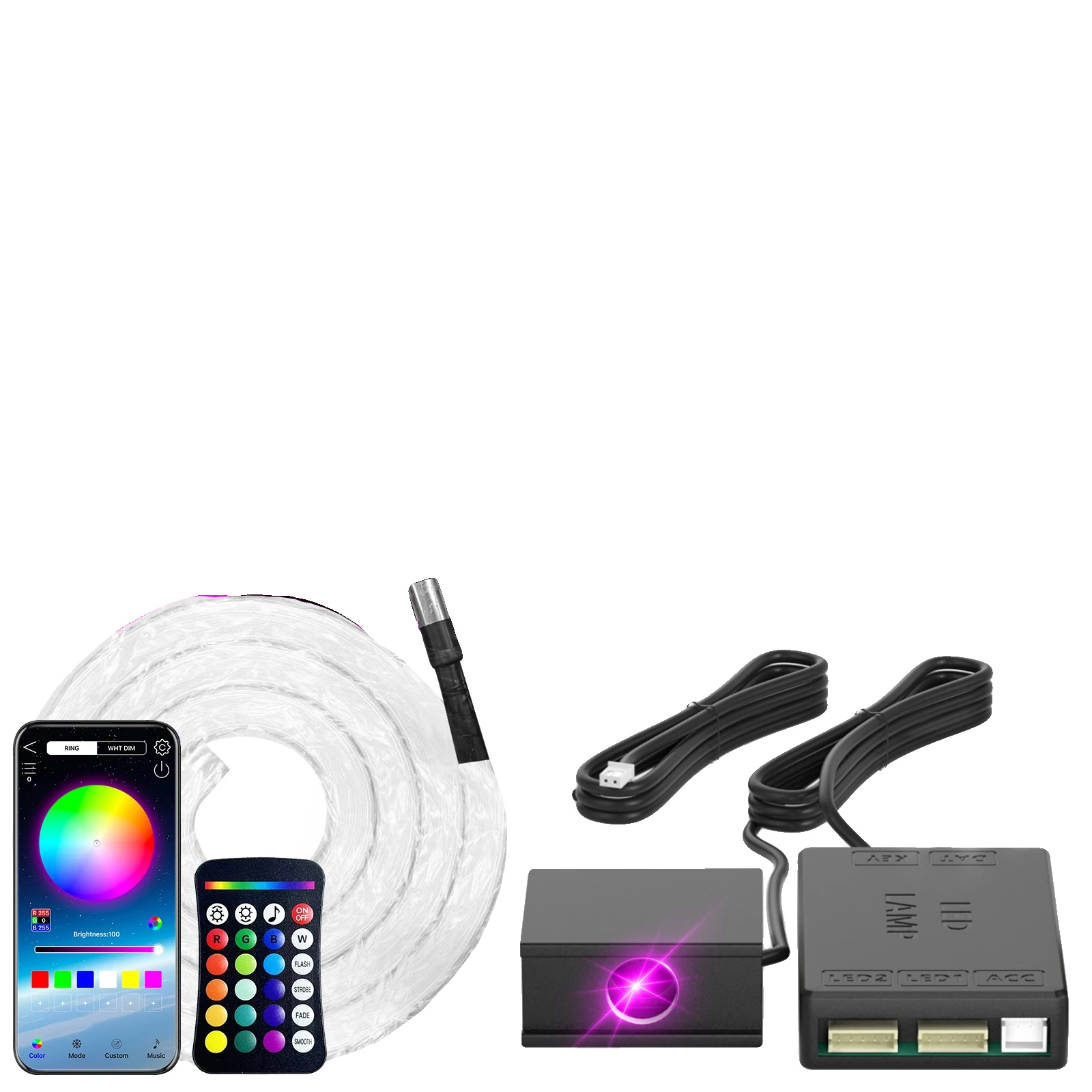 Sternenlicht-set, Fernbedienung, Geräuschaktiviert, 300stück 2m