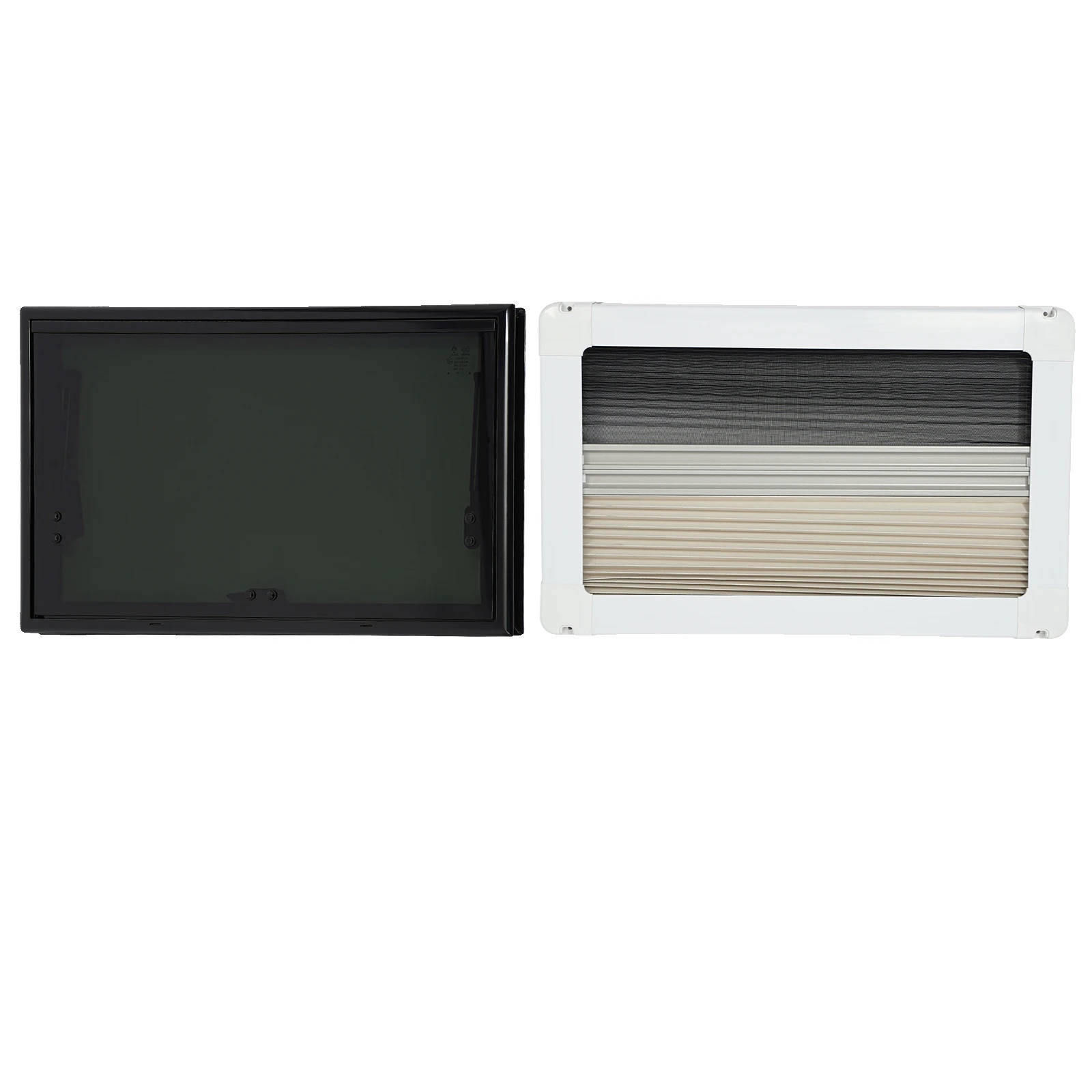 Rv Schiebefenster, Elegantes Design, Insektenschutz, Schwarz