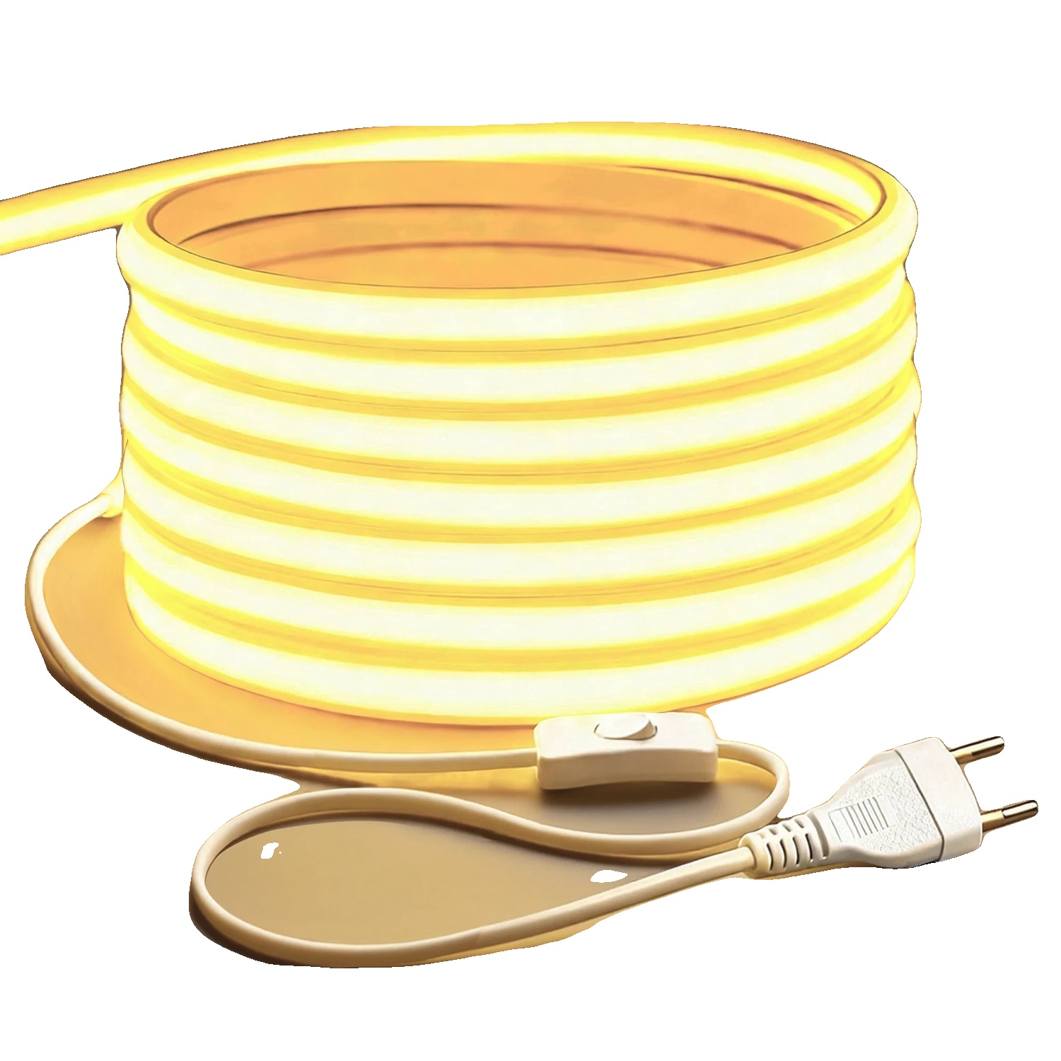 Led-streifenlicht, Hohe Helligkeit, Zuschneidbares Design, Warmweiß, 30m-a