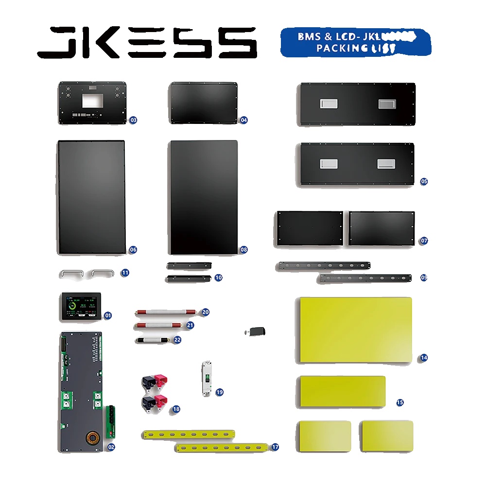Batteriespeicherbox, 48v Systemkompatibilität, 15kwh Kapazität, Box Und Bms Und Lcd